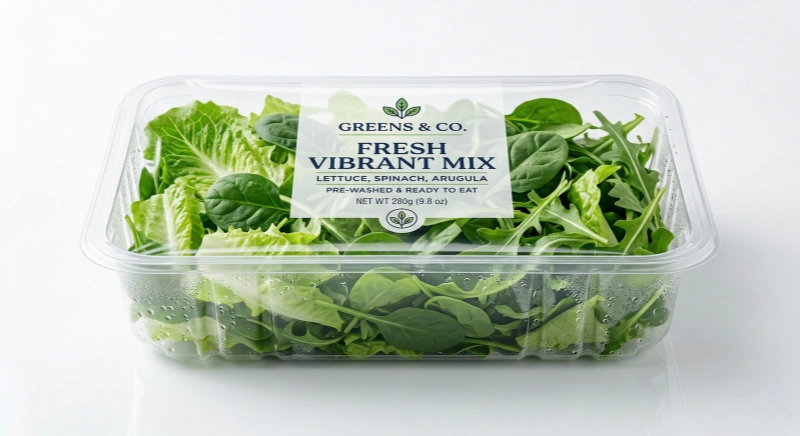 Ensalada fresca cortada