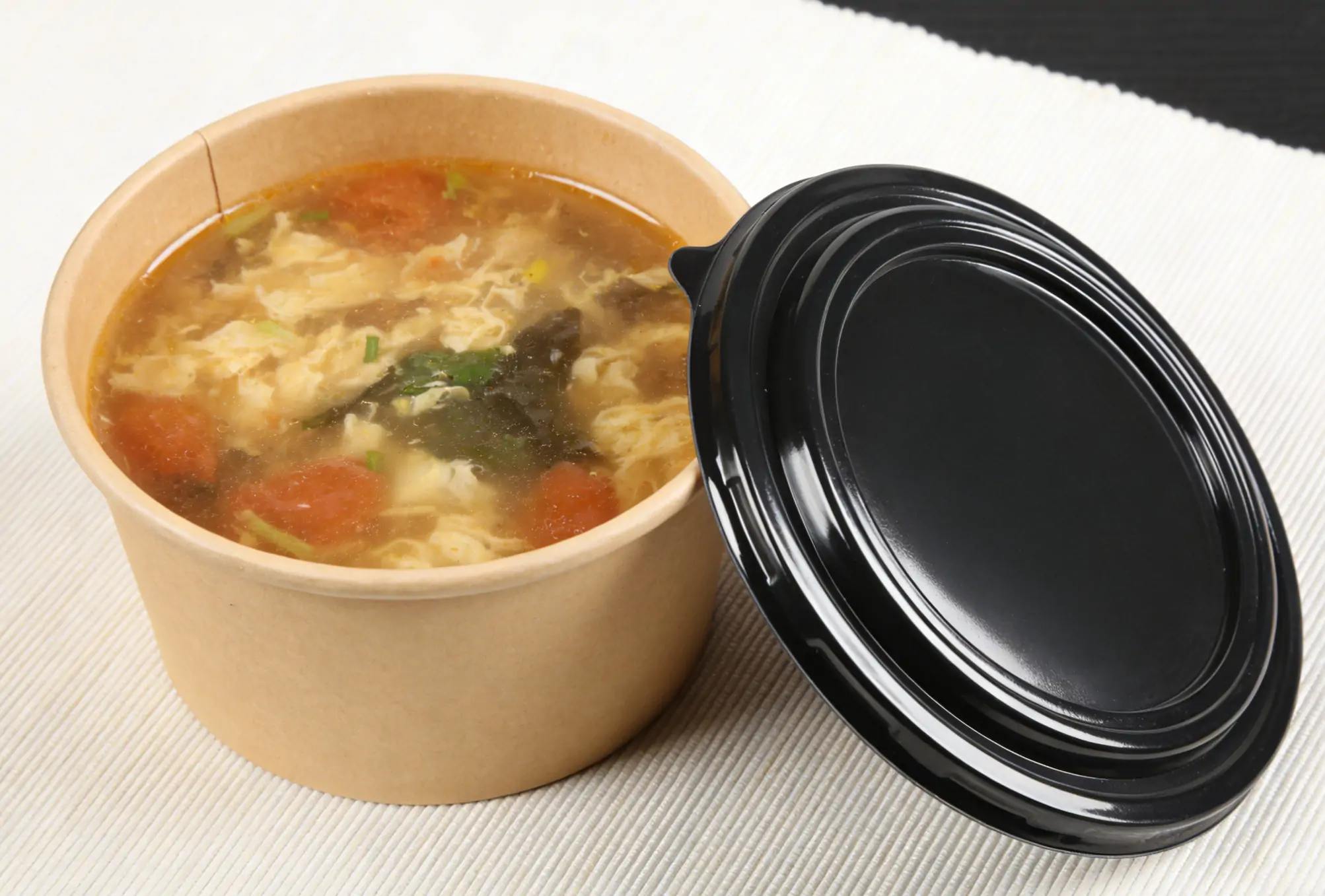 PET&rPET Deksel vir papierbakkie