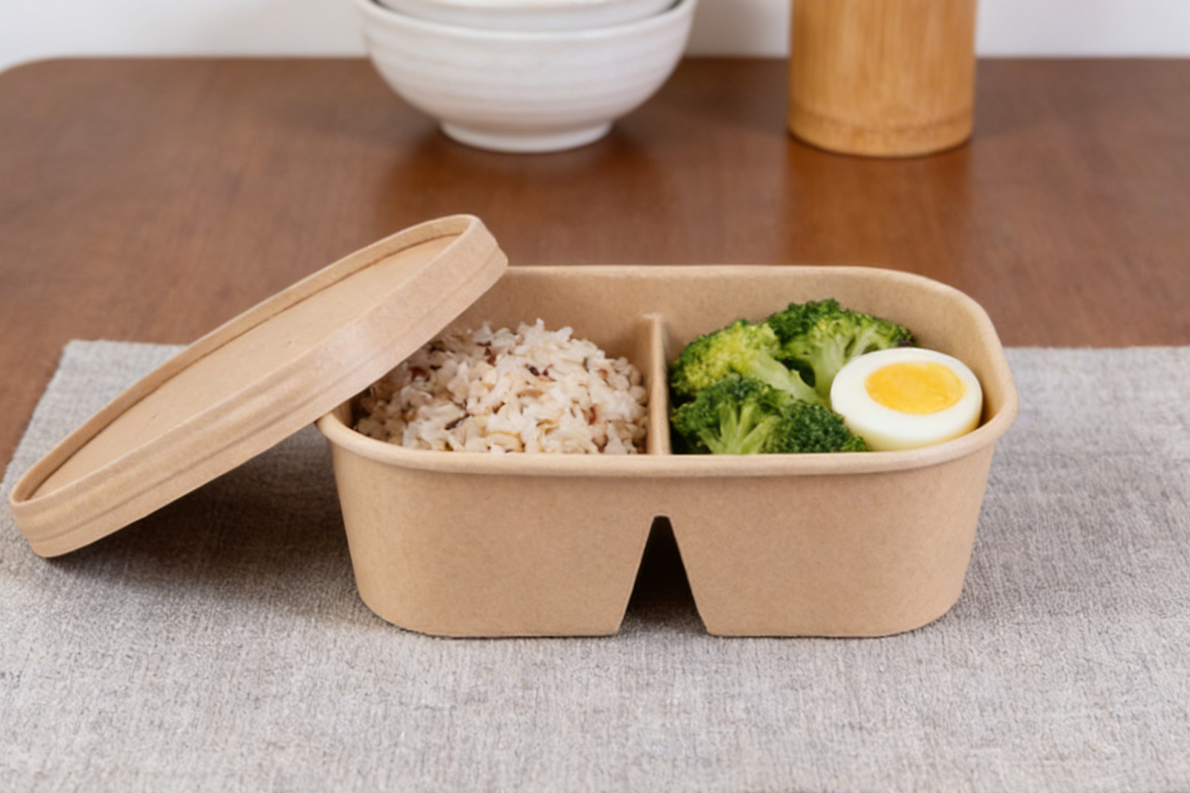 Comparted Salad Bowl