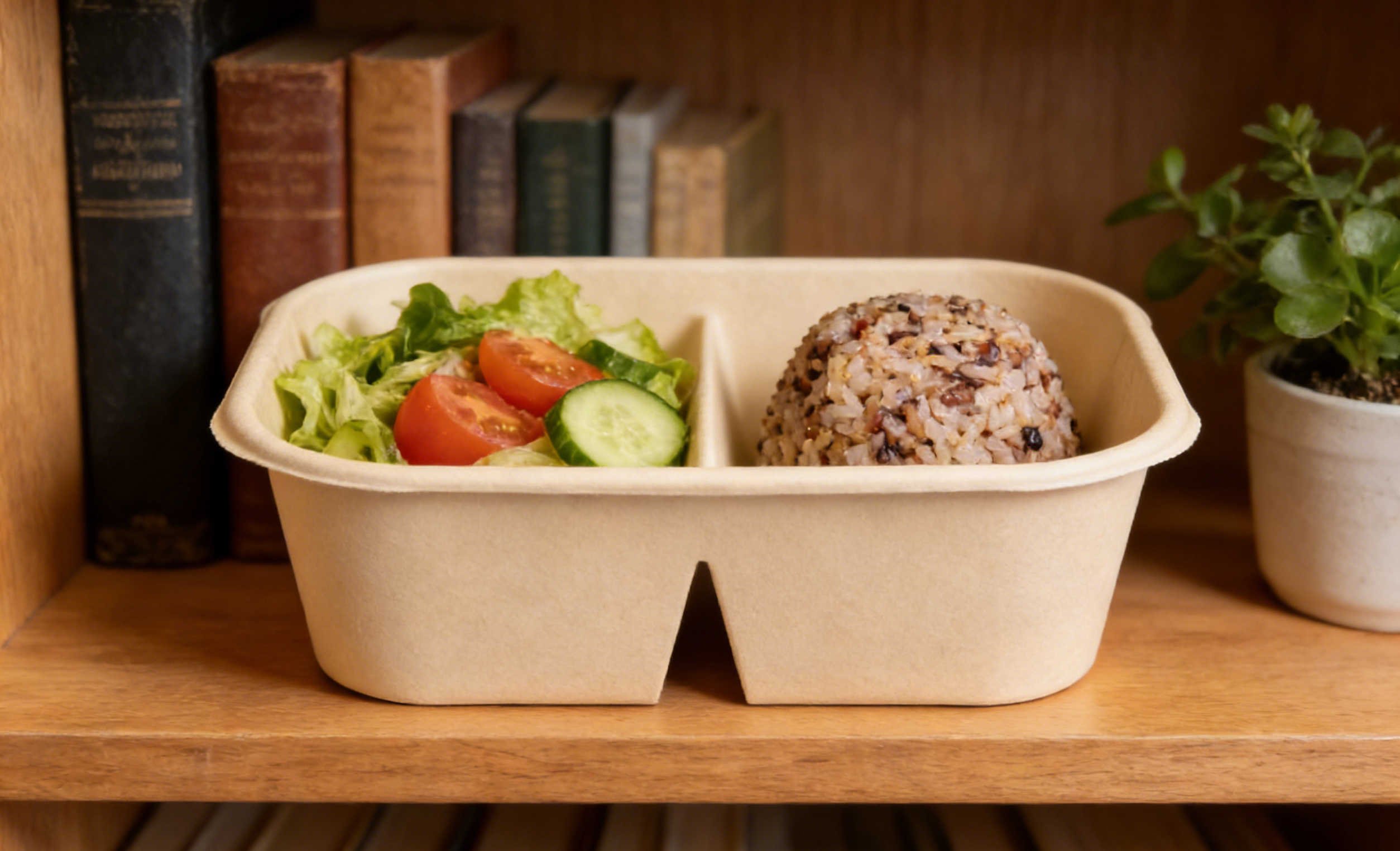 Comparted Salad Bowl