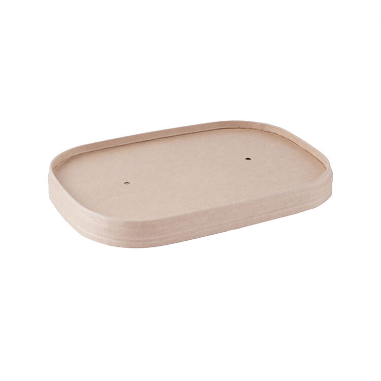Stackable Paper Lids For Rectangular Bowl