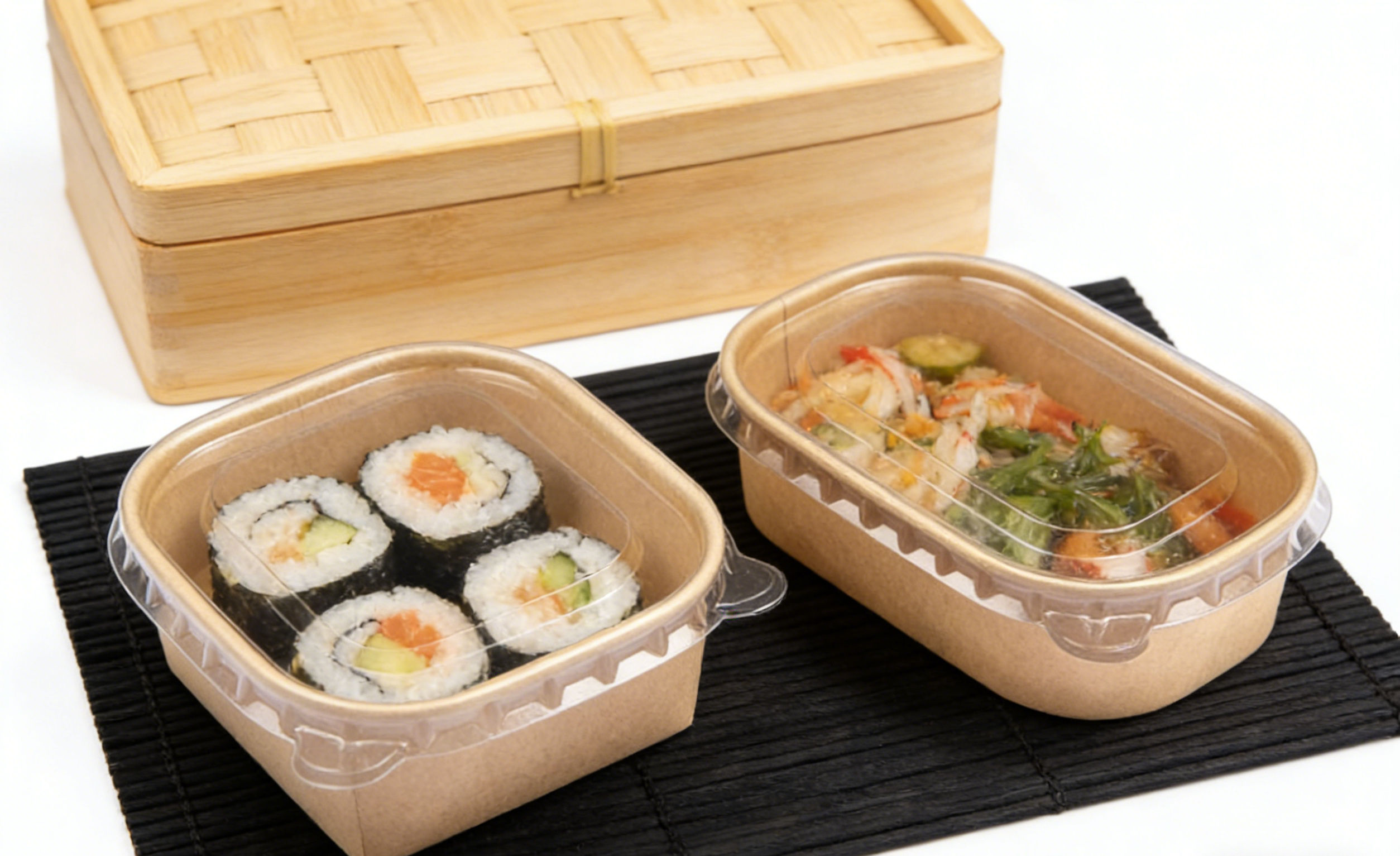 rPET Lids For Rectangular Bowl