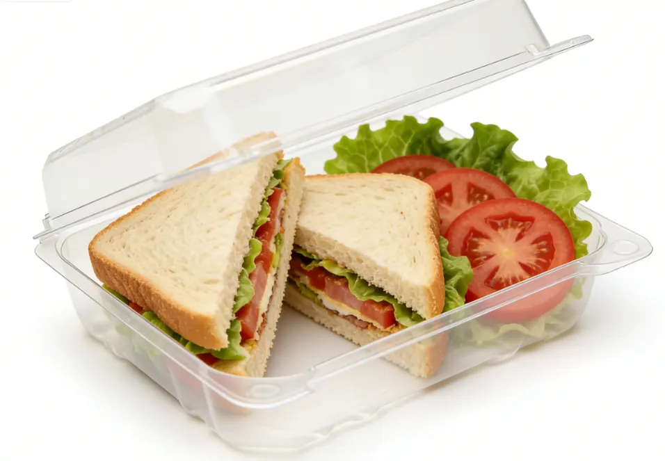 Durable 6x6 Clamshell Containers | Leak-Resistant To-Go Boxes & Display Packaging
