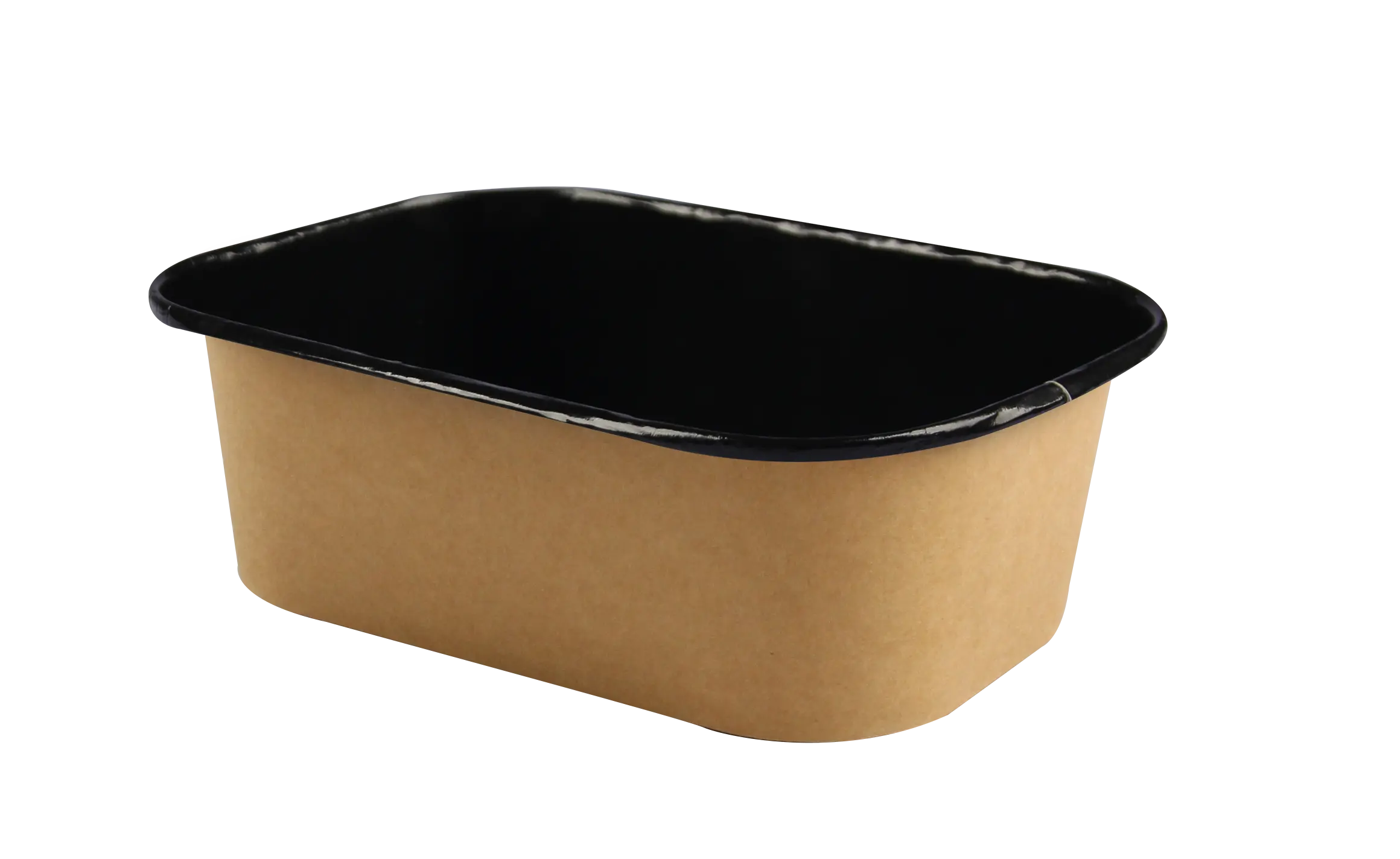 مائیکرو ویو قابلِ استعمال پی ای ٹی مستطیل کاغذ کا کٹورا