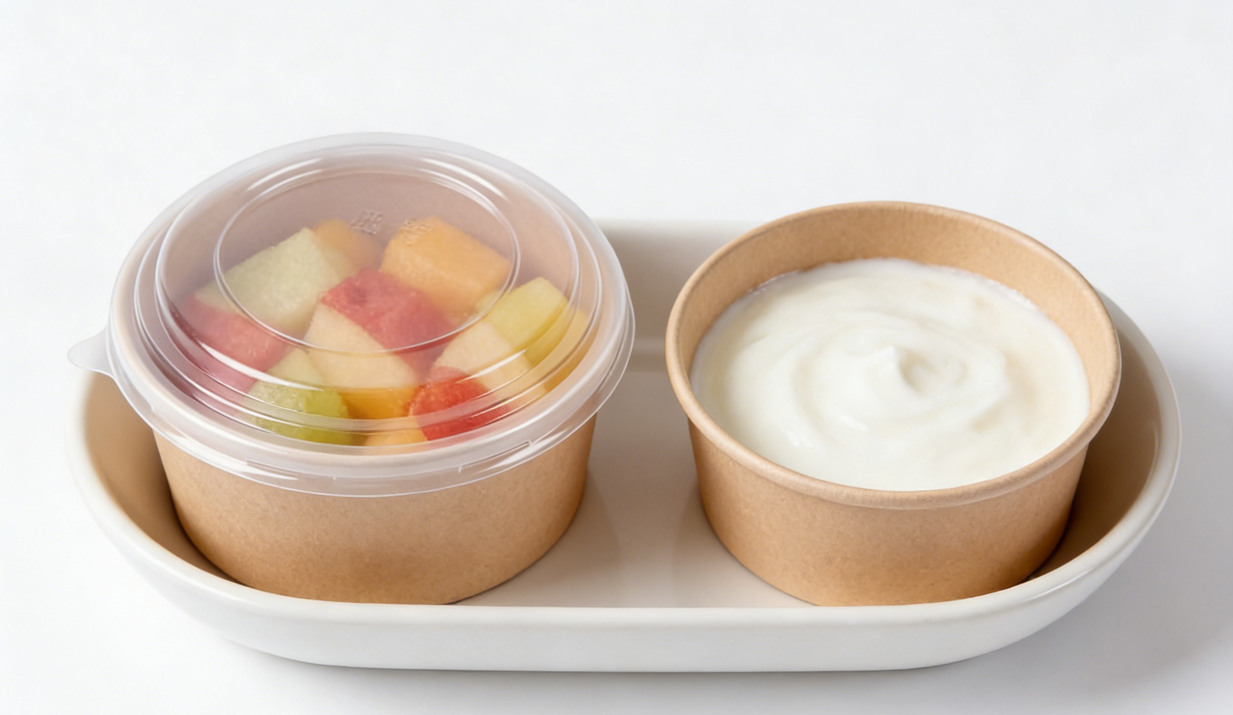 rPET/PET Lid For Paper Bowl