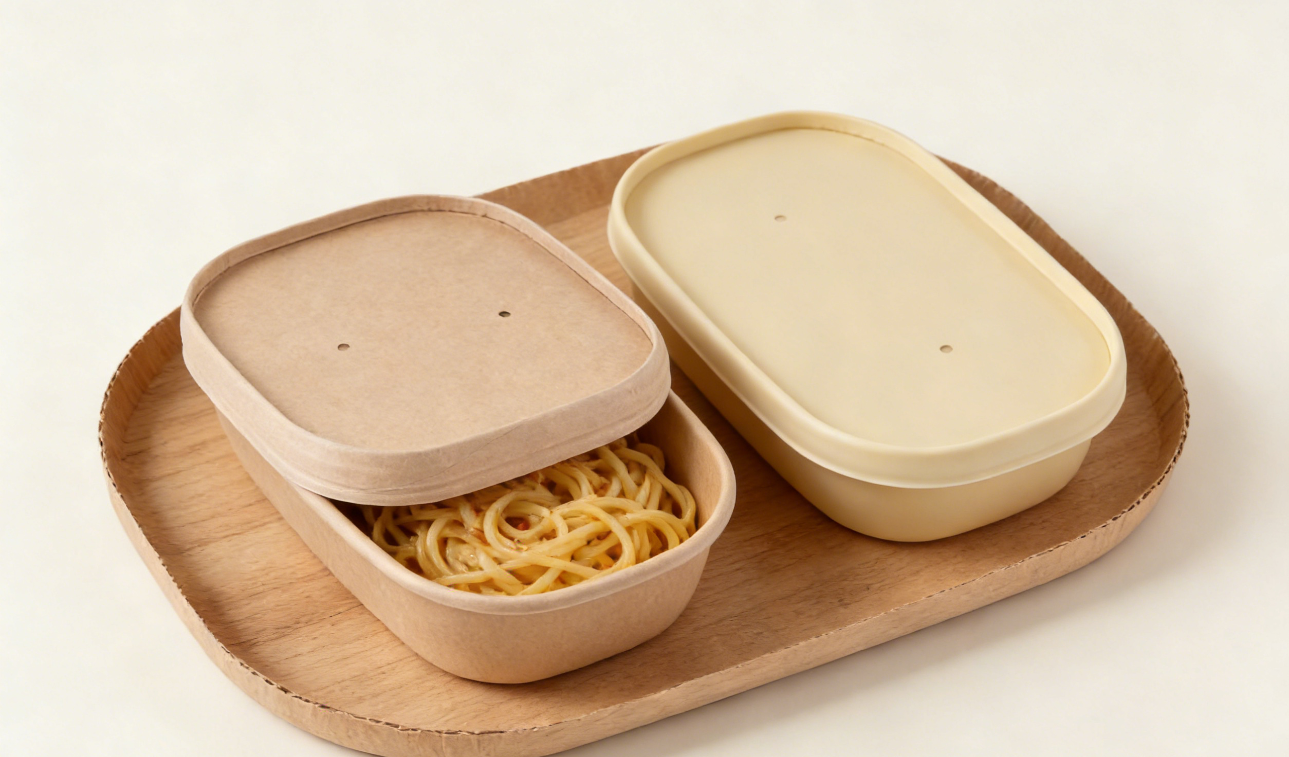 Stackable Paper Lids For Rectangular Bowl