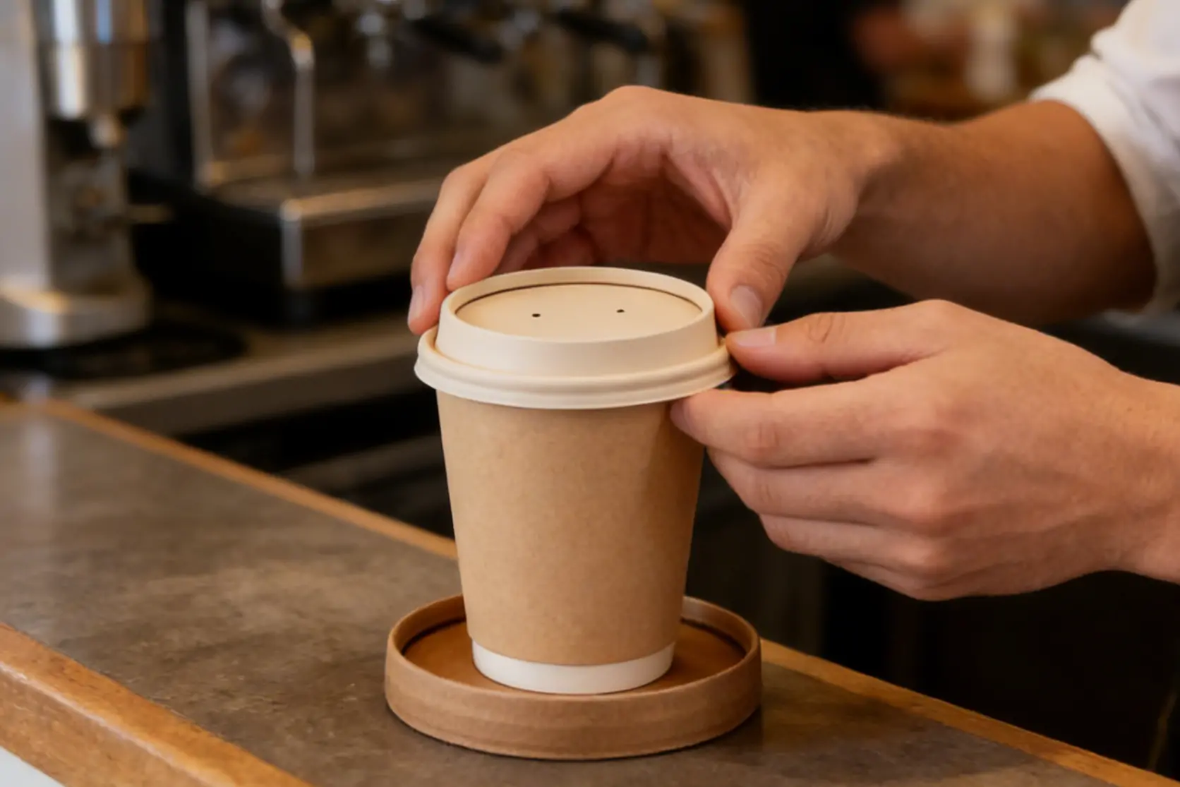 Stackable Paper Lid For Salad Bowl