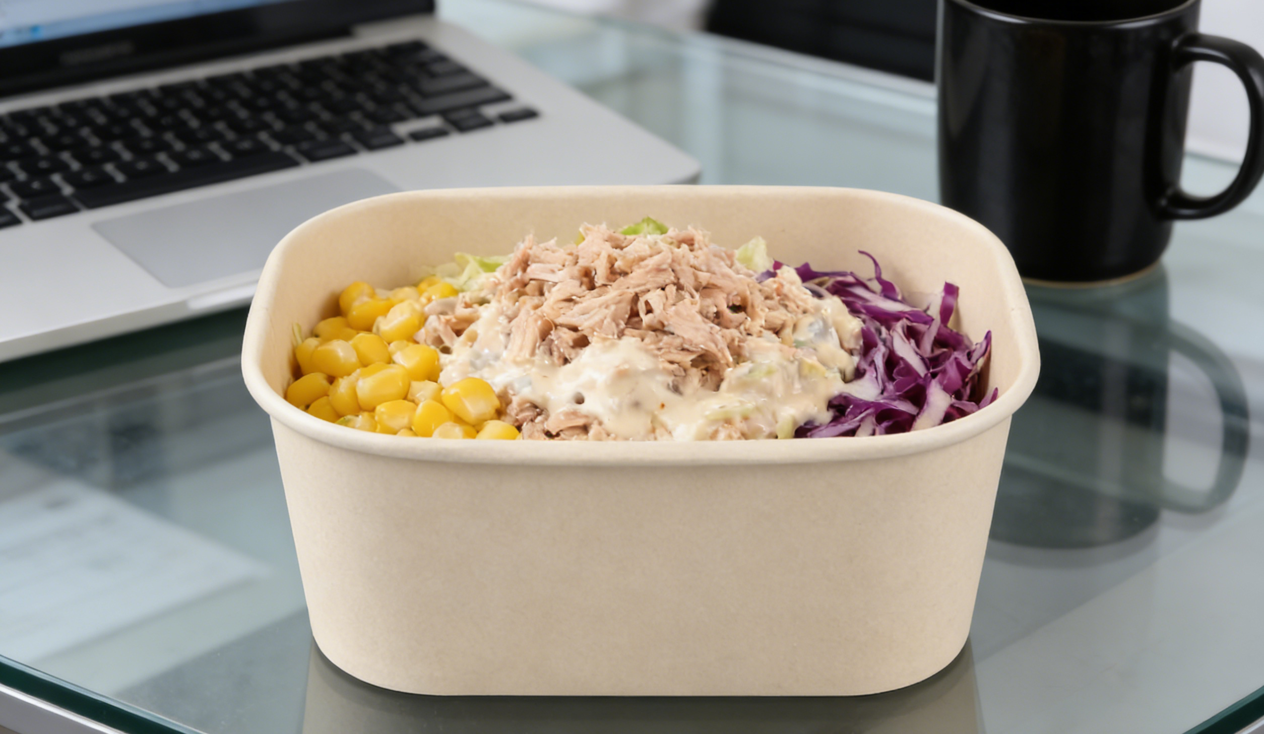 Large-display Salad Bowl | Paper Rectangular Bowl
