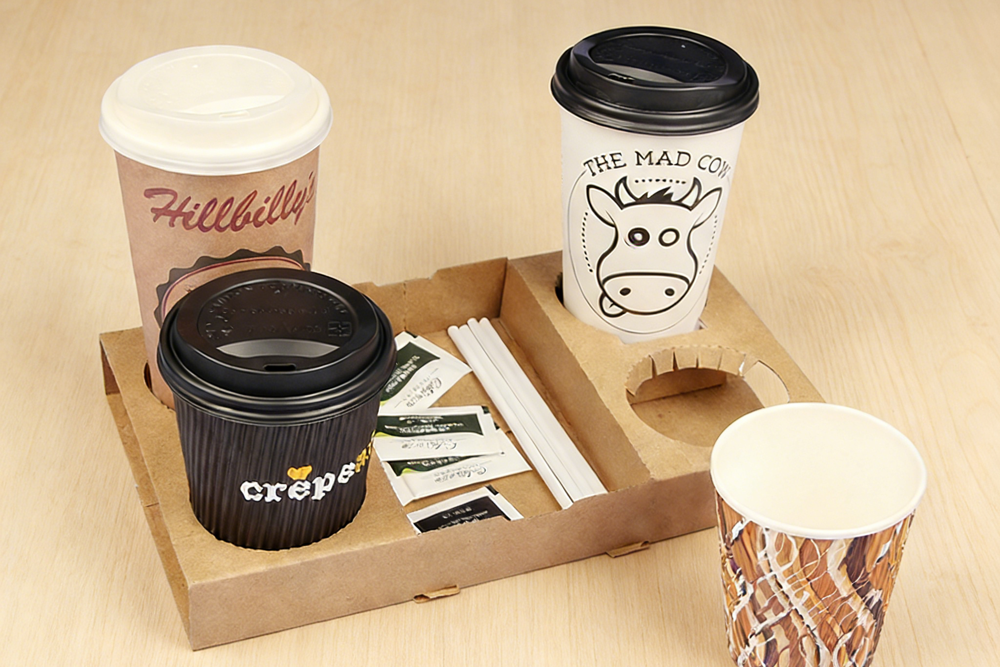 Tearable Coffee Tray