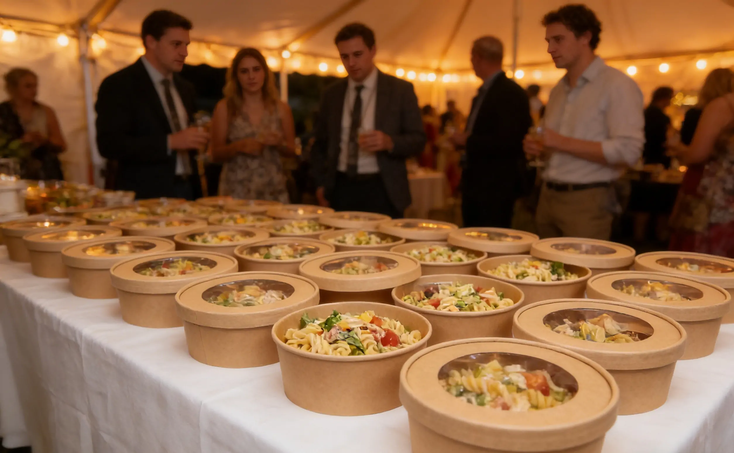 Window Paper Lids For Rectangular Bowl