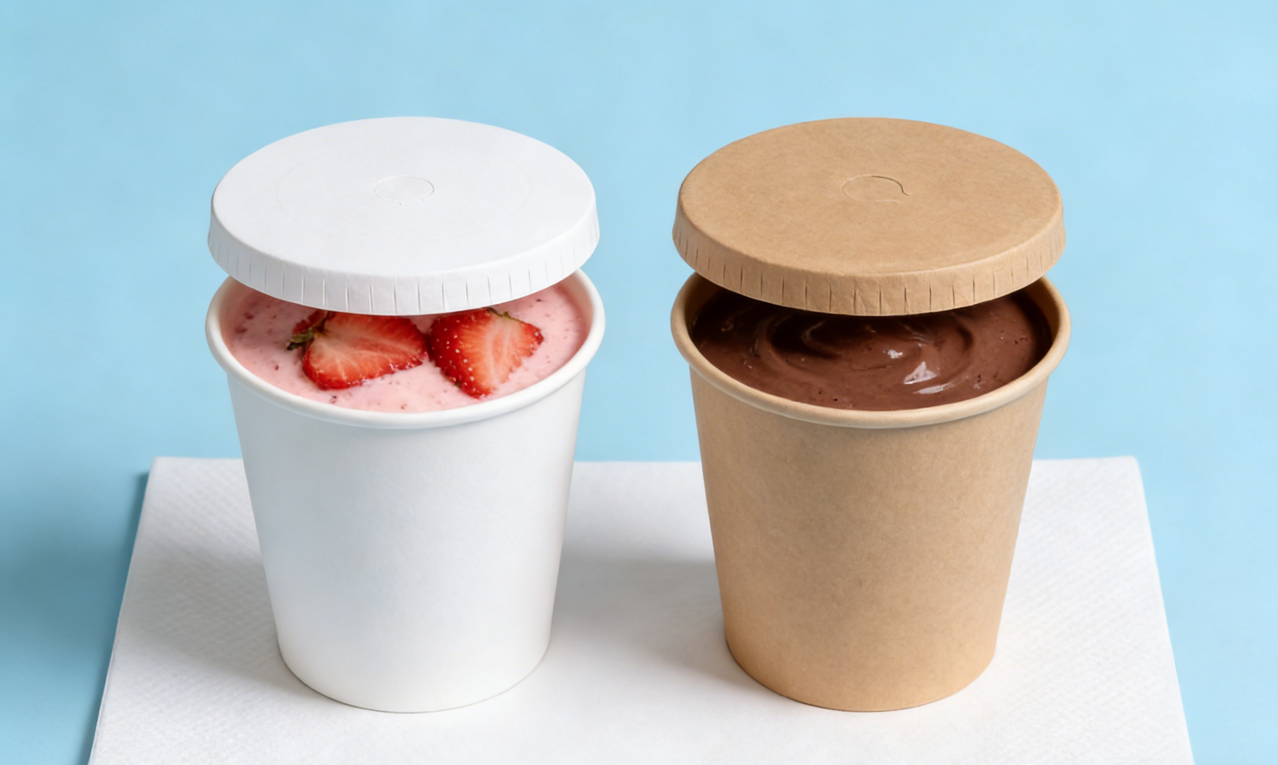 Round Hole Paper Lids