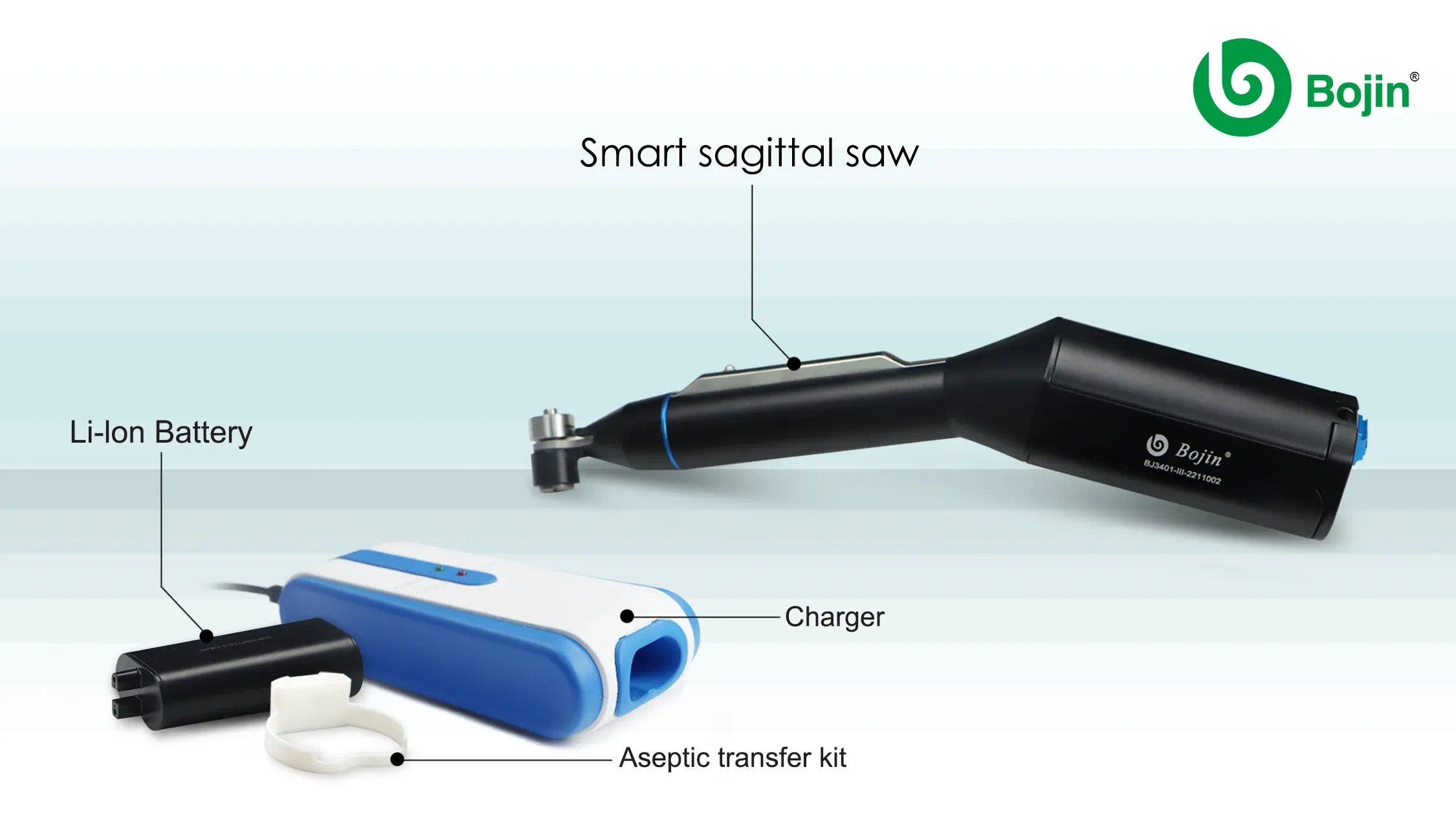 BOJIN 3401-IV Sagittal Saw Battery Driven Pen Drill Medical Power Tools for Maxillofacial Hand Foot Surgery Small Bones Surgery factory