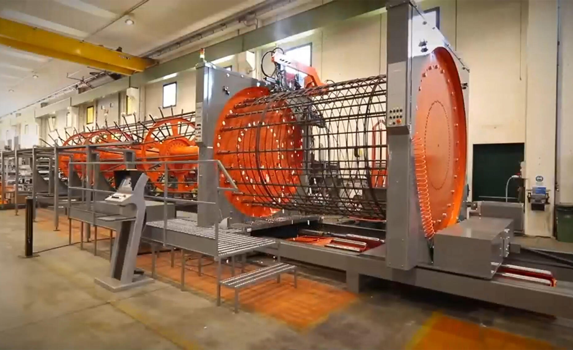 Bar Bending Equipment Steel Cage Roll Welding Equipment