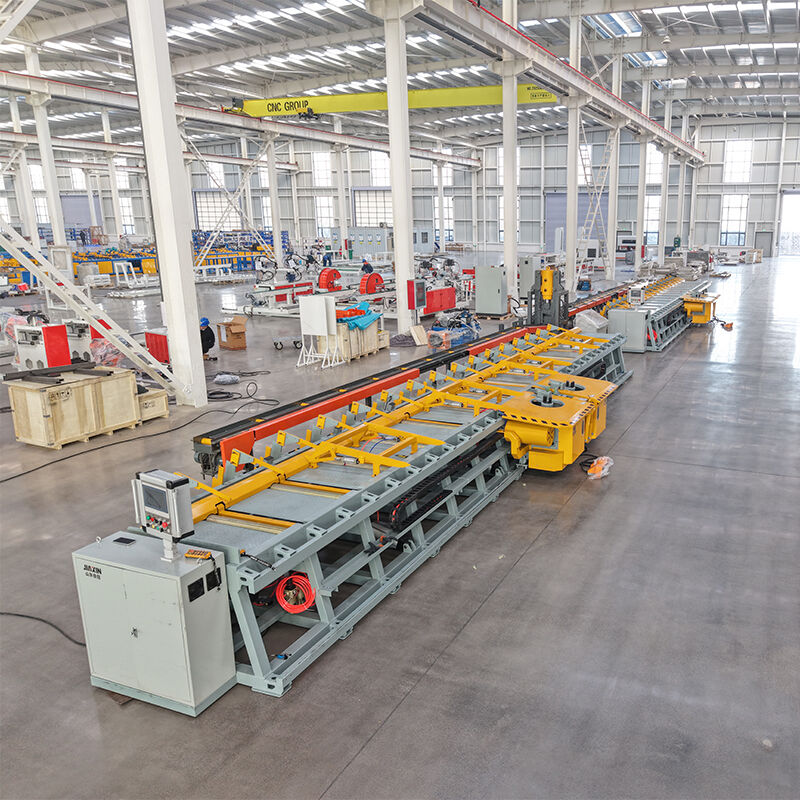 The utility of the steel bar shearing line