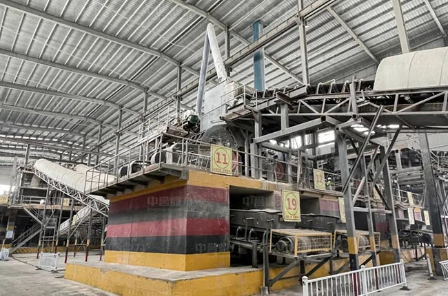 Washing & sand-making area