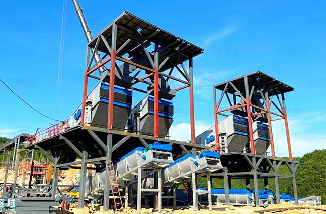 Sichuan Dazhou 2 million-ton-per-year building stone production line