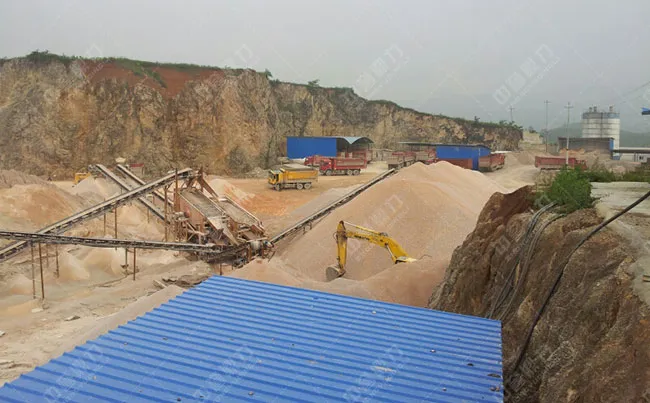Linię produkcyjną przetwarzania granitu w Timorze Wschodnim o wydajności 300 ton na godzinę