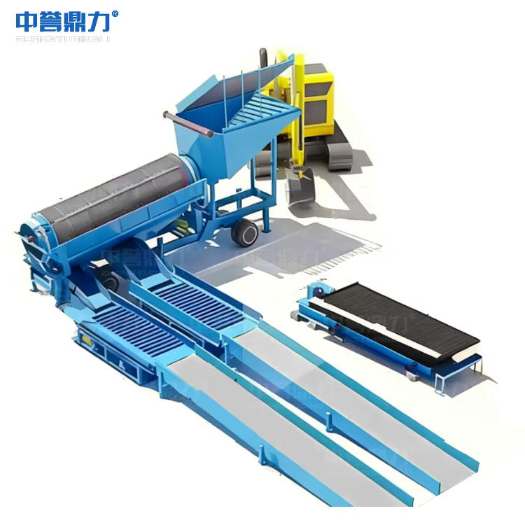 Zhongyu Dingli Factory Supplier Full Complete Set Gold Trommel Wash Plant Rock Gold Ore Processing Line Crushing Grinding Plant