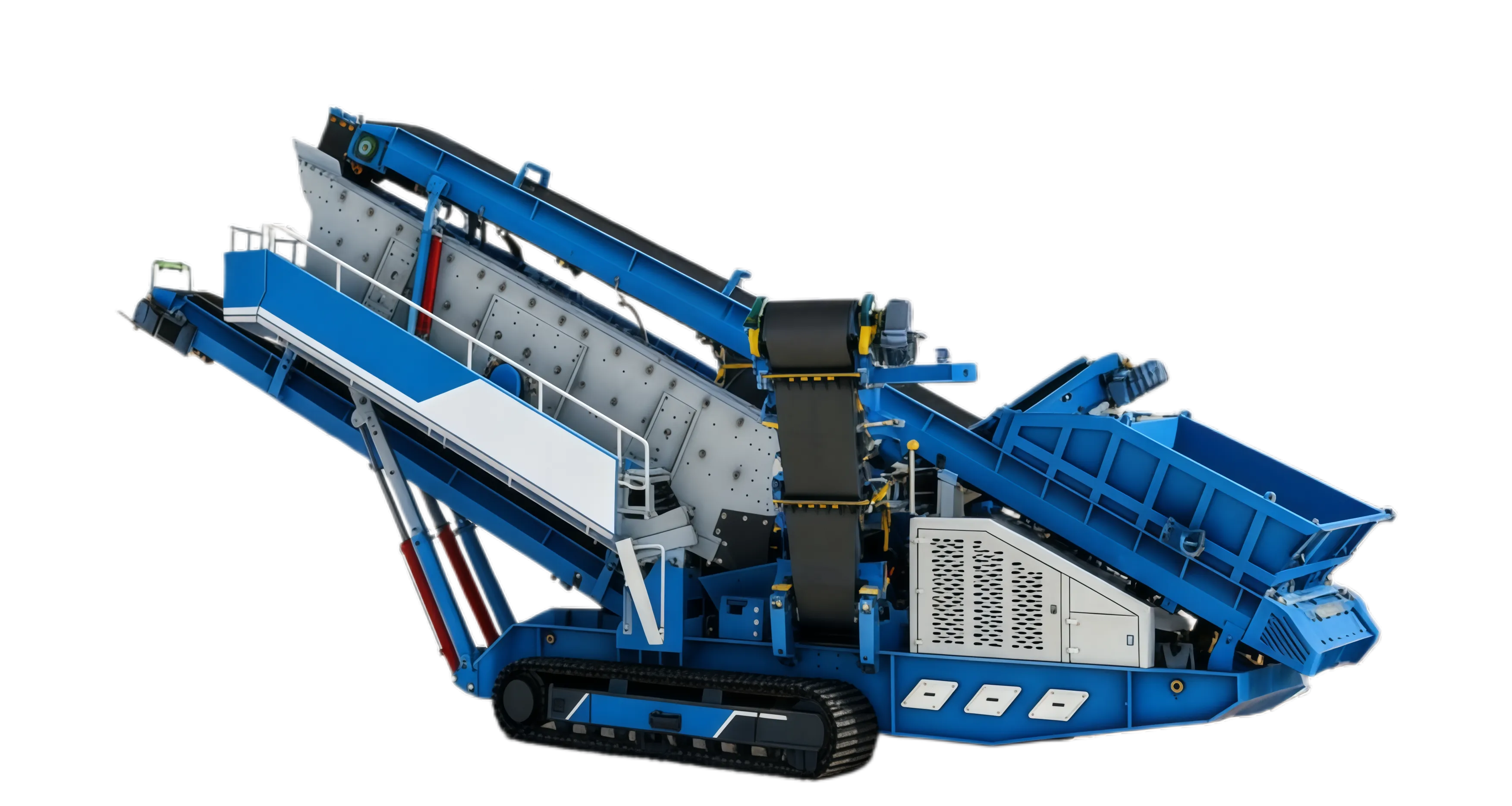 DL2160 Mobilstation für Siebung auf Raupenfahrwerk