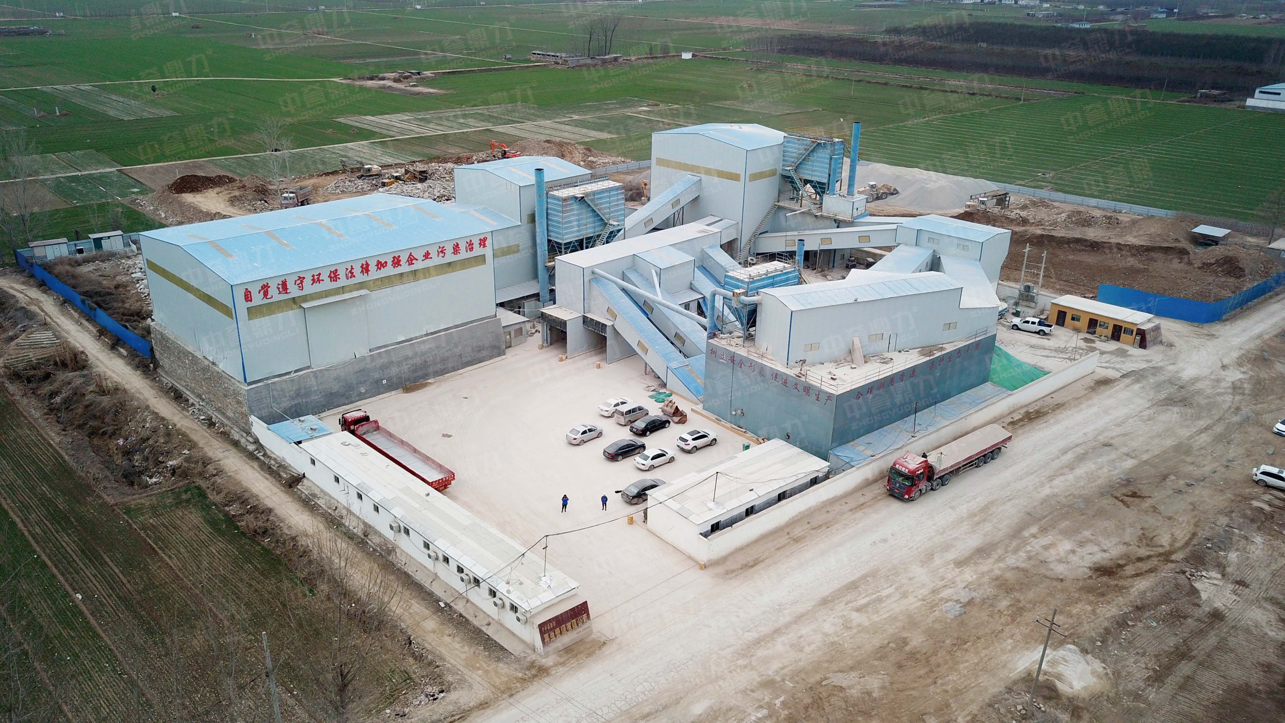 Sand and gravel aggregate production lines in East China: 400-1500 tons