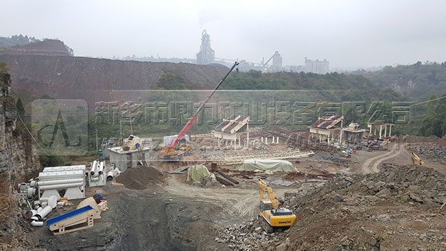 600 TPH Sand & Aggregate Production Line in Renshou, Meishan, Sichuan
