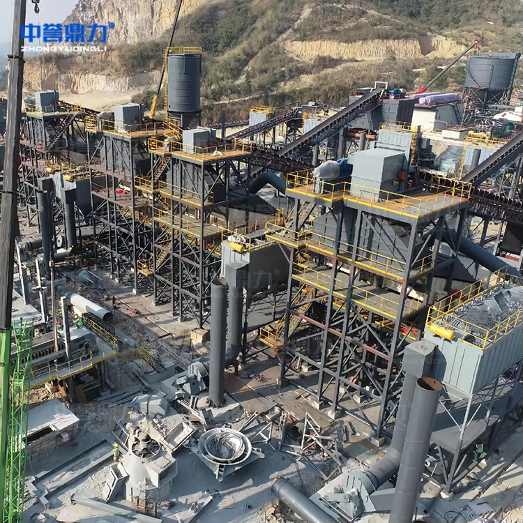 Steinbrechanlage für Kalkstein, Granit und Basalt