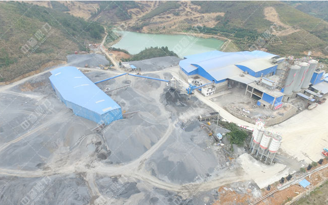 configuration solution for a 500 ton per hour basalt production line-1