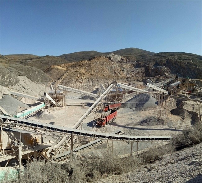 500 TPH Limestone Aggregate Production Line in Pingliang, Gansu