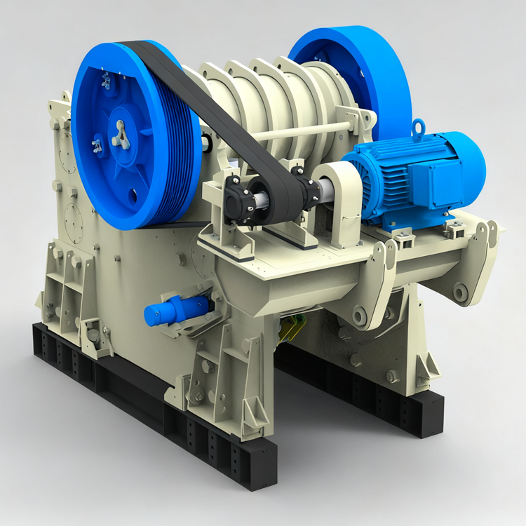 So funktioniert ein Backenbrecher in einer kompletten Brechlinie