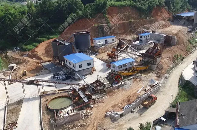 Linea di produzione per aggregati e sabbia da 250 a 350 TPH, Liuyang (Hunan), Xinlei