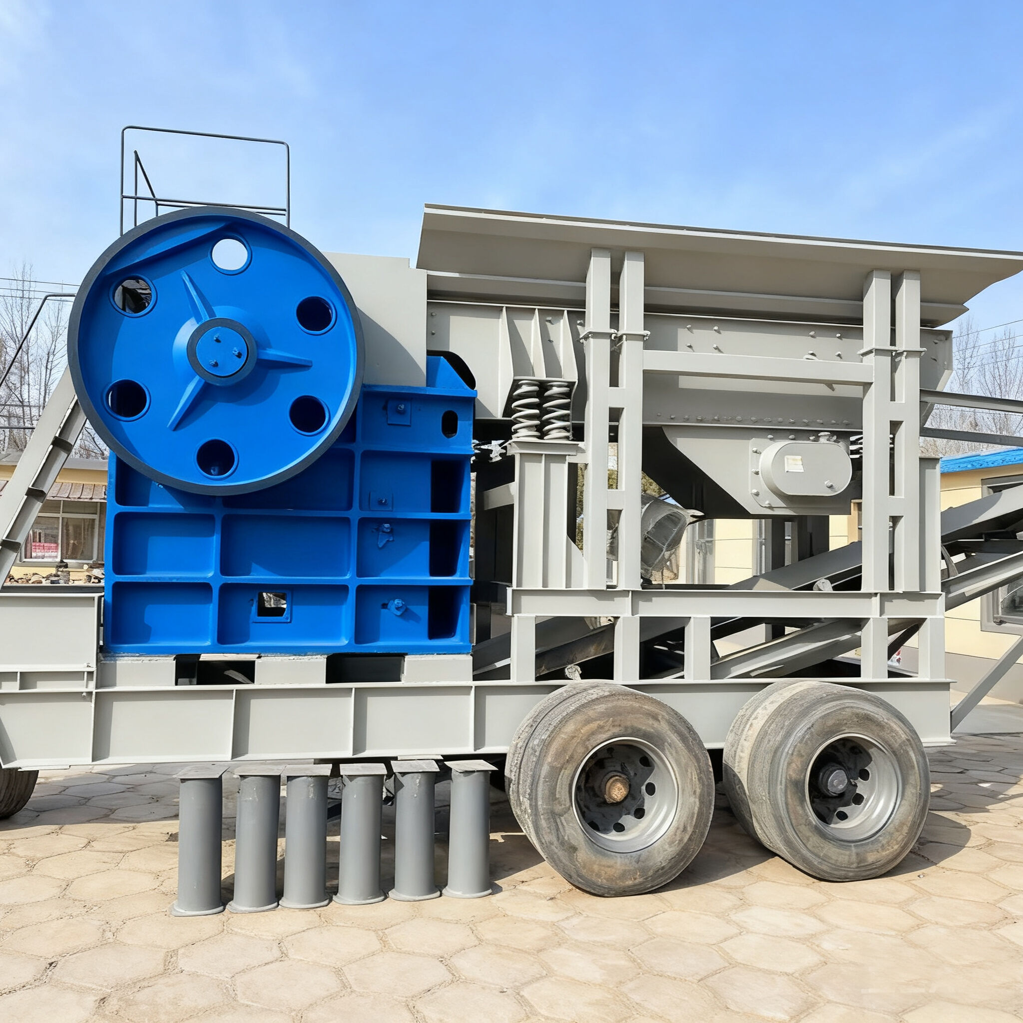 Портативті челюстілік басқыш - Мобильді ұсақтау шешімі