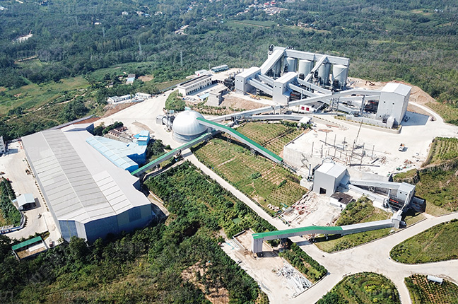 Configuration solution for a 700-ton-per-hour bluestone production line