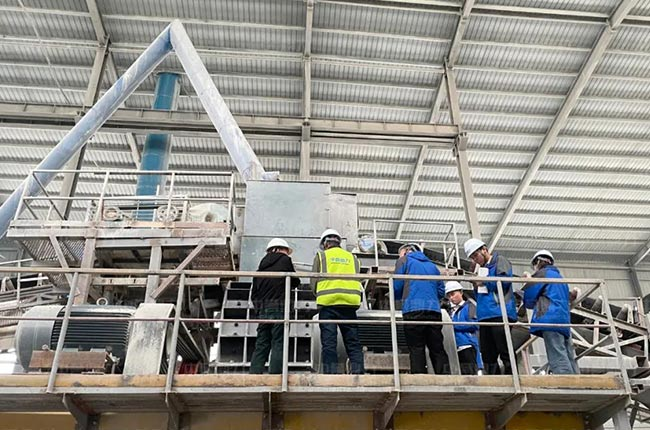 After-sales inspection on site