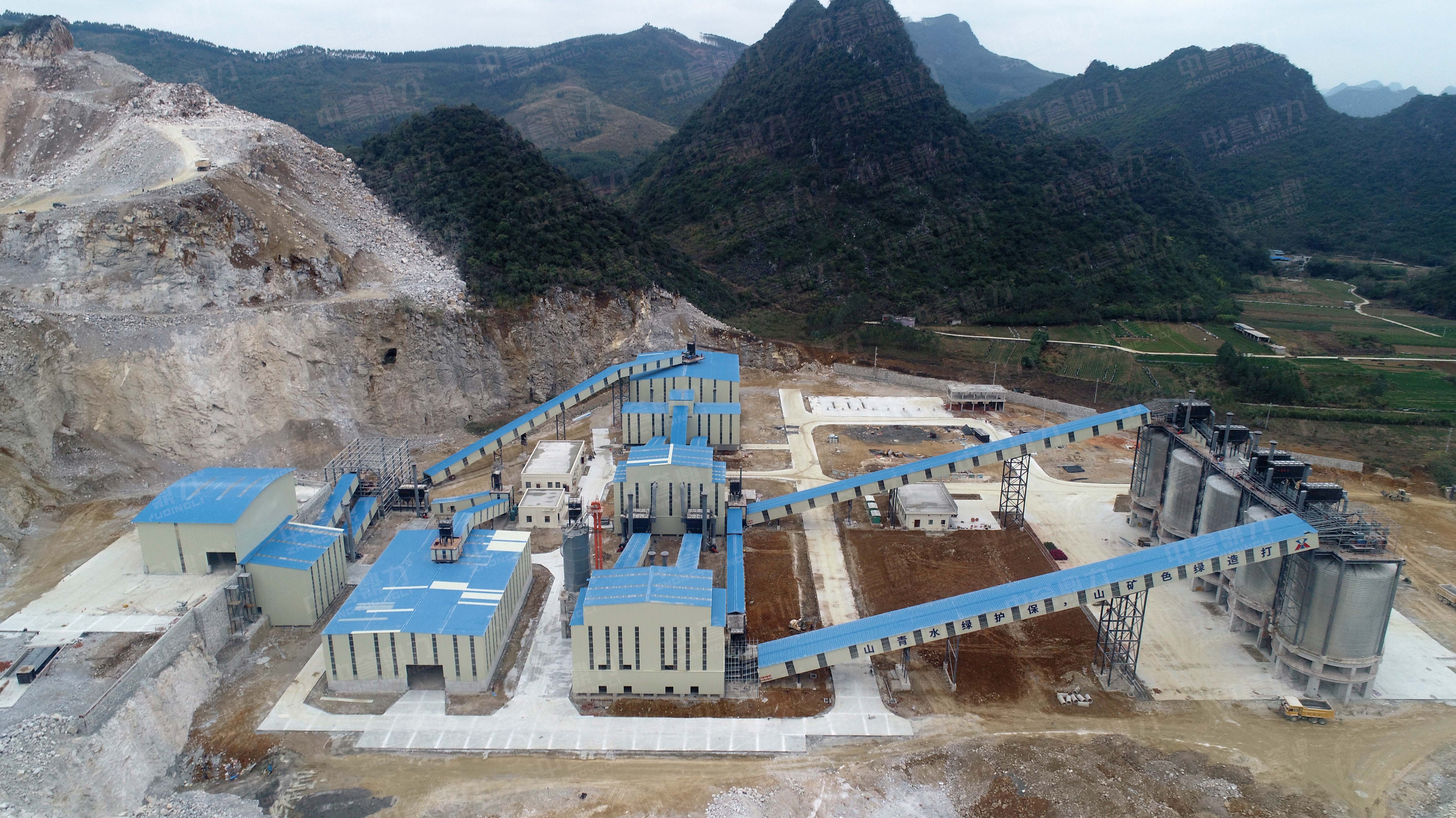 South China Sand and Gravel Aggregate Production Lines: 3-10 Million Tons
