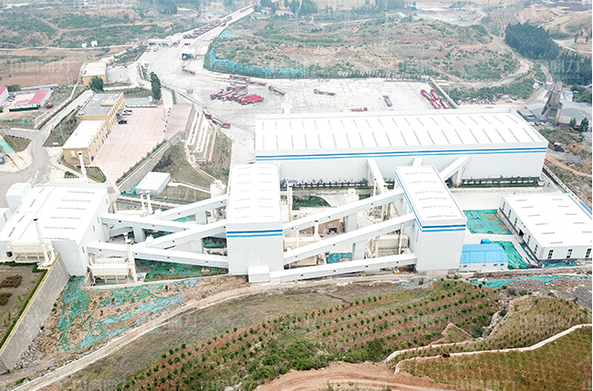 Configuration solution for a 500-ton-per-hour granite production line