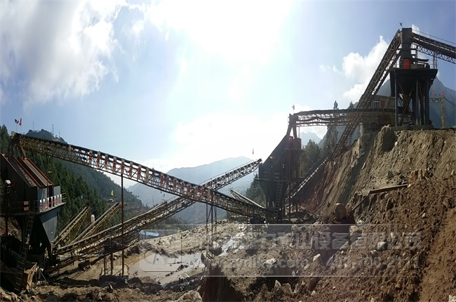 Taiyangshan Cement Aggregate Production Line Installation Site