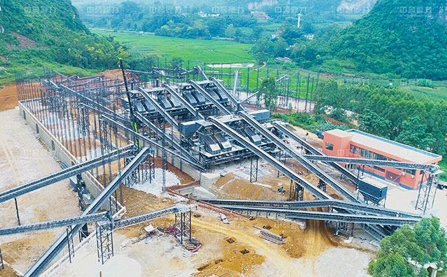 Fusong Building Materials Industry, Nanning City, Guangxi Province 1500-2000 Fuchu Stone Field Production Line