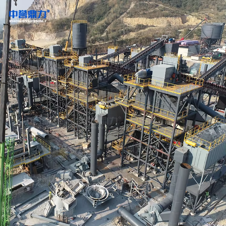 150–500 TPH Limestone Sand & Gravel Aggregate Production Line