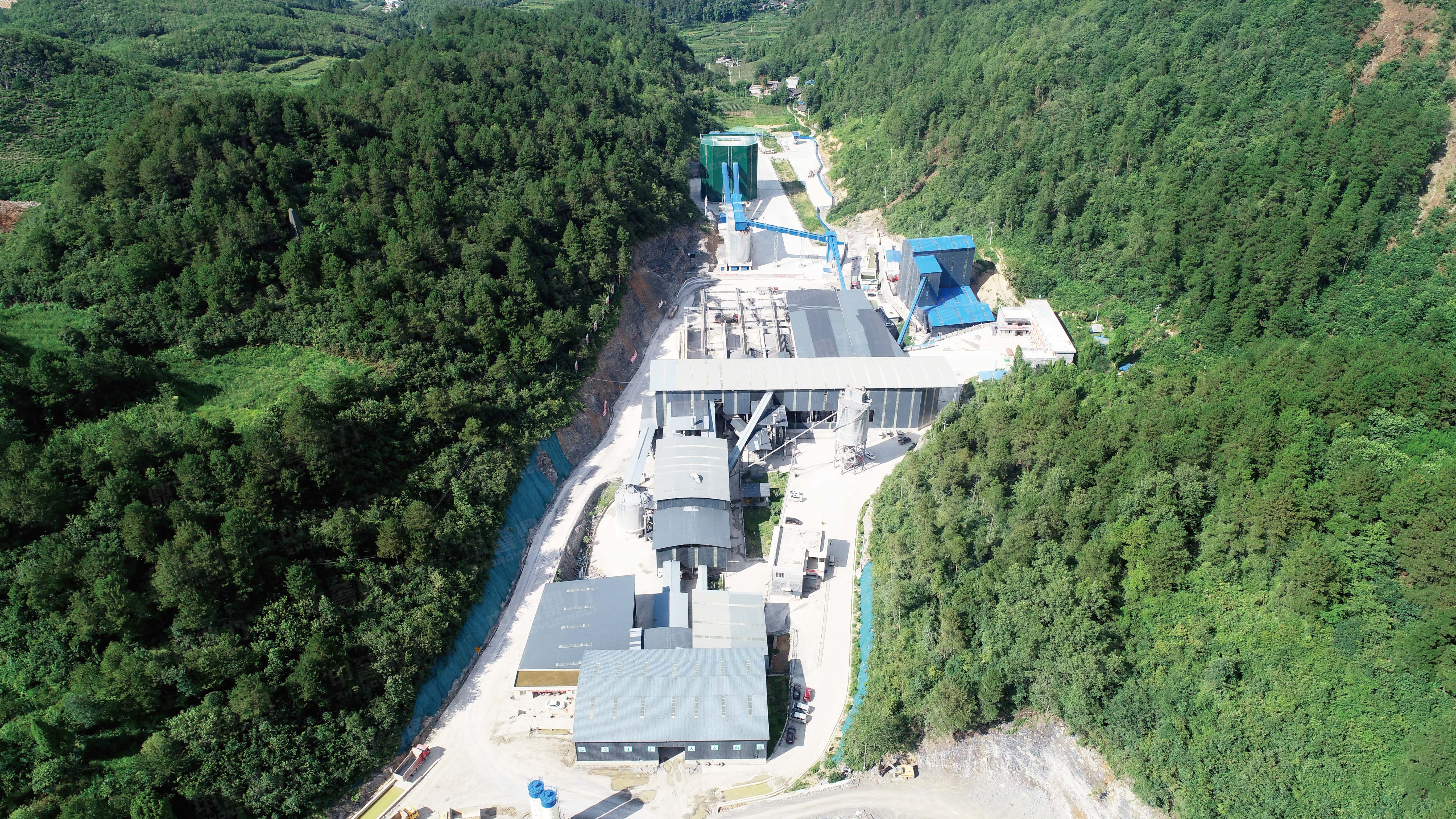 Sand and gravel aggregate production lines in Southwest China: 500 tons - 10,000 tons