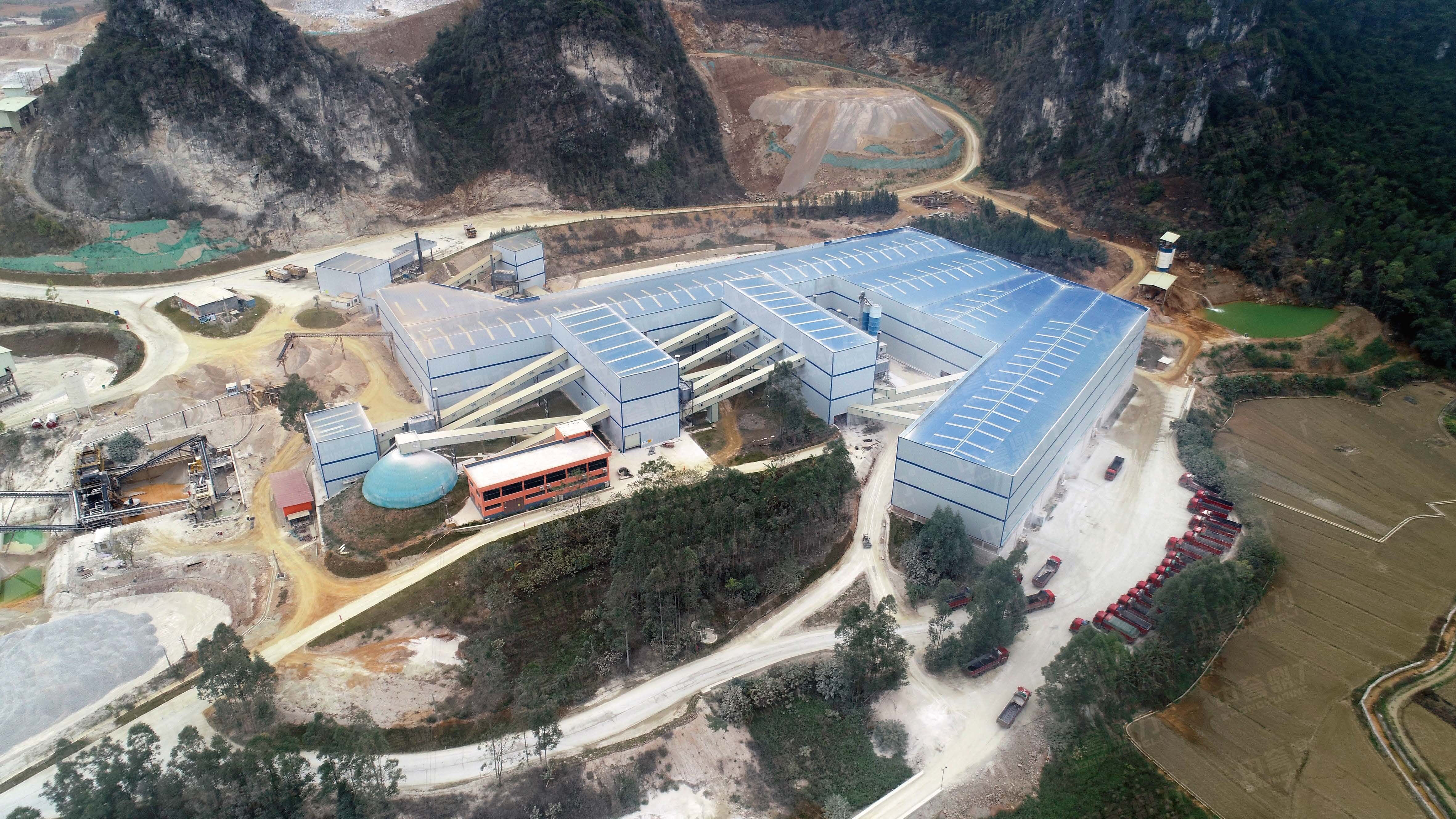 South China Sand and Gravel Aggregate Production Lines: 3-10 Million Tons