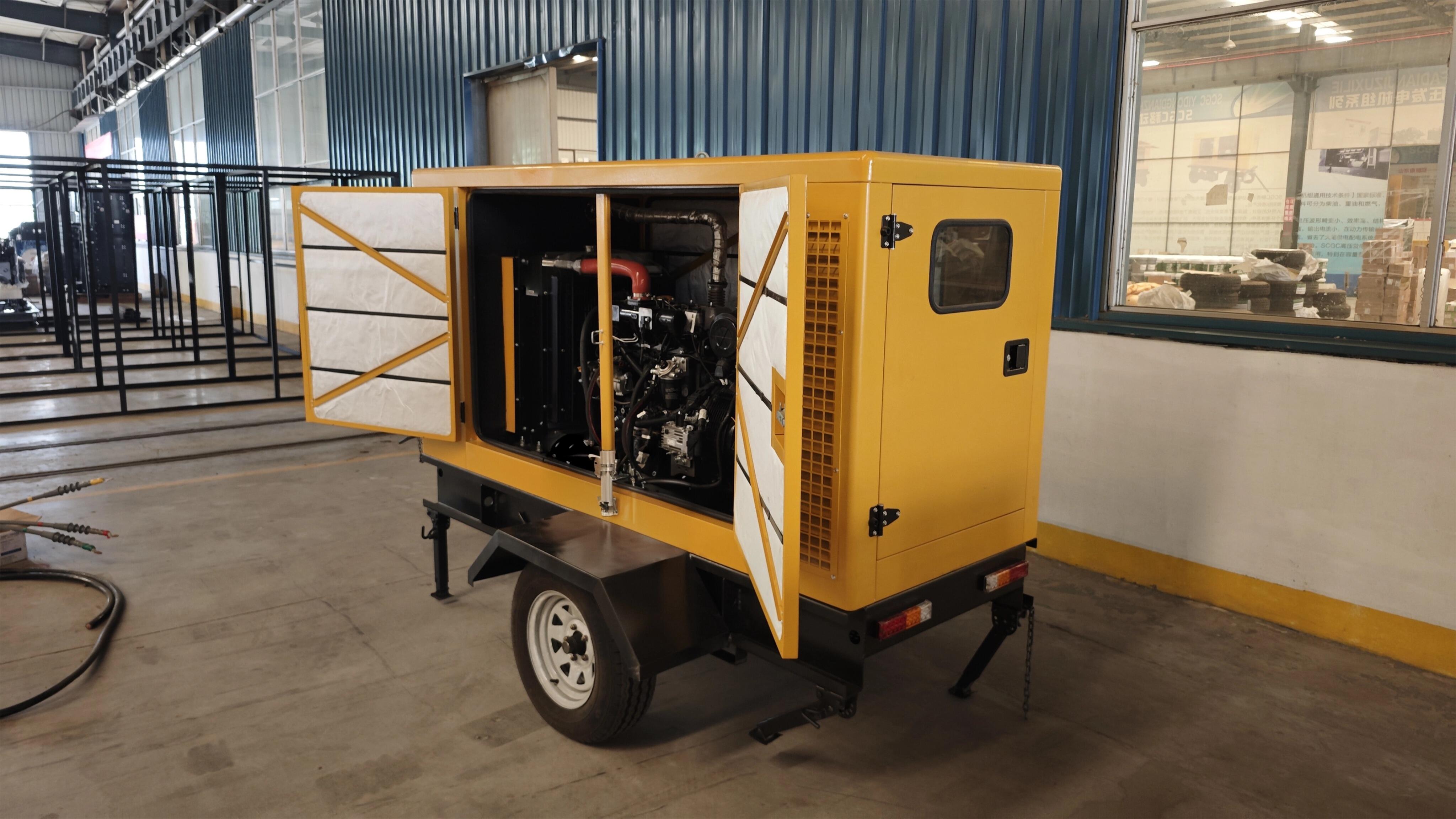 200kW Trailer Generator Set | Industrial Mobile Power Station, ISO 8528 ...