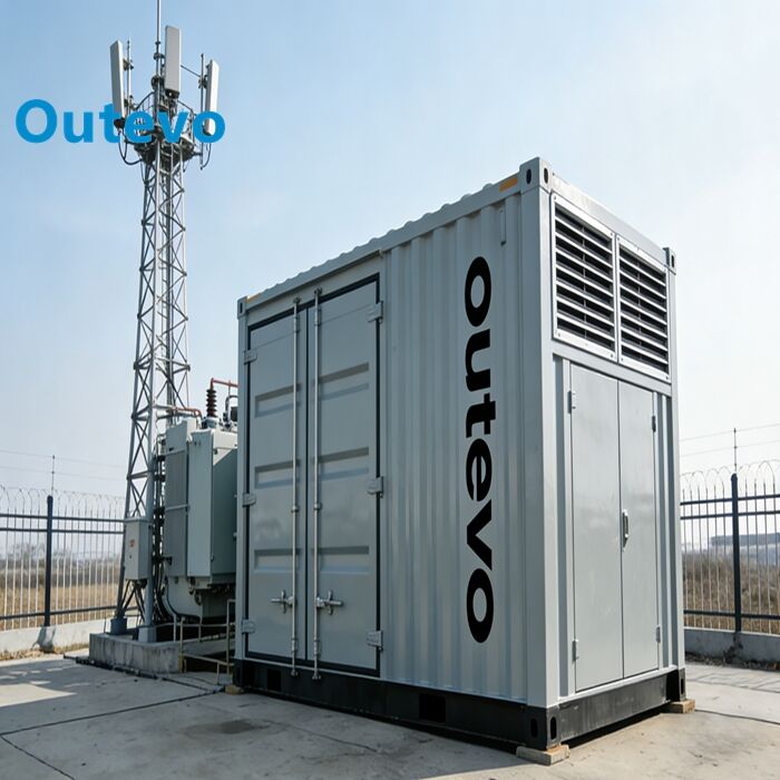 generador silencioso en contenedor de 1000 kW para torres de telecomunicaciones y estaciones base, respaldo de alimentación ininterrumpida