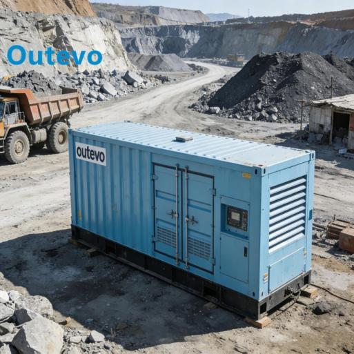 estación de energía portátil de alta capacidad de 1200 kW, insonorizada y a prueba de polvo, para operaciones mineras a gran escala, industriales y de centros de datos
