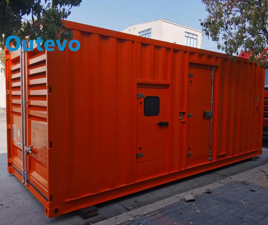 Ενσωματωμένη Λύση Διευρυμένου Γεννήτριας Πετρελαίου 900 KVA, 1100 KVA, 1300 KVA, συμπεριλαμβανομένου Μετασχηματιστή Αύξησης Τάσης, Συστήματος Κλιματισμού (HVAC), Φωτισμού, για Έργο «Κλειδί στο Χέρι»