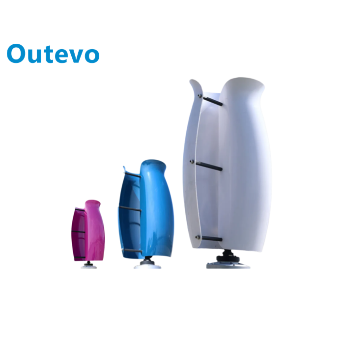 Turbina eólica vertical personalizada de tipo tulipán, generador eólico silencioso de eje vertical para uso doméstico y proyectos