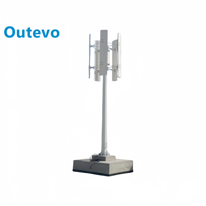sistema híbrido eólico-solar de tipo H de 1 kW, sistema autónomo de generación de energía renovable