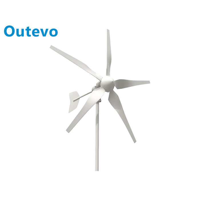 turbina eólica doméstica vertical outevo de 300 W, bajo nivel de ruido