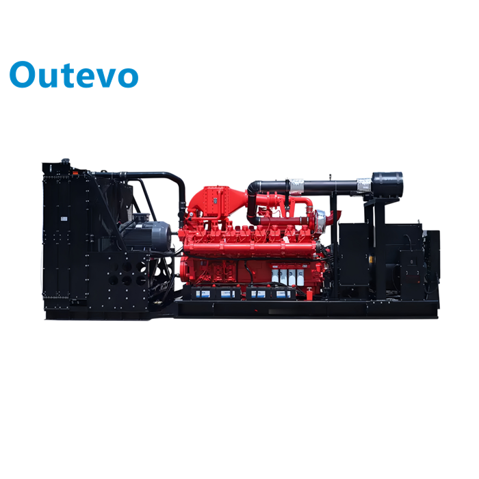 grupo electrógeno comercial de gas natural de 100 kW de Outevo, para respaldo energético