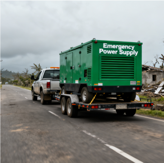 Mobile Generator Sets Aid Post-Typhoon Philippines