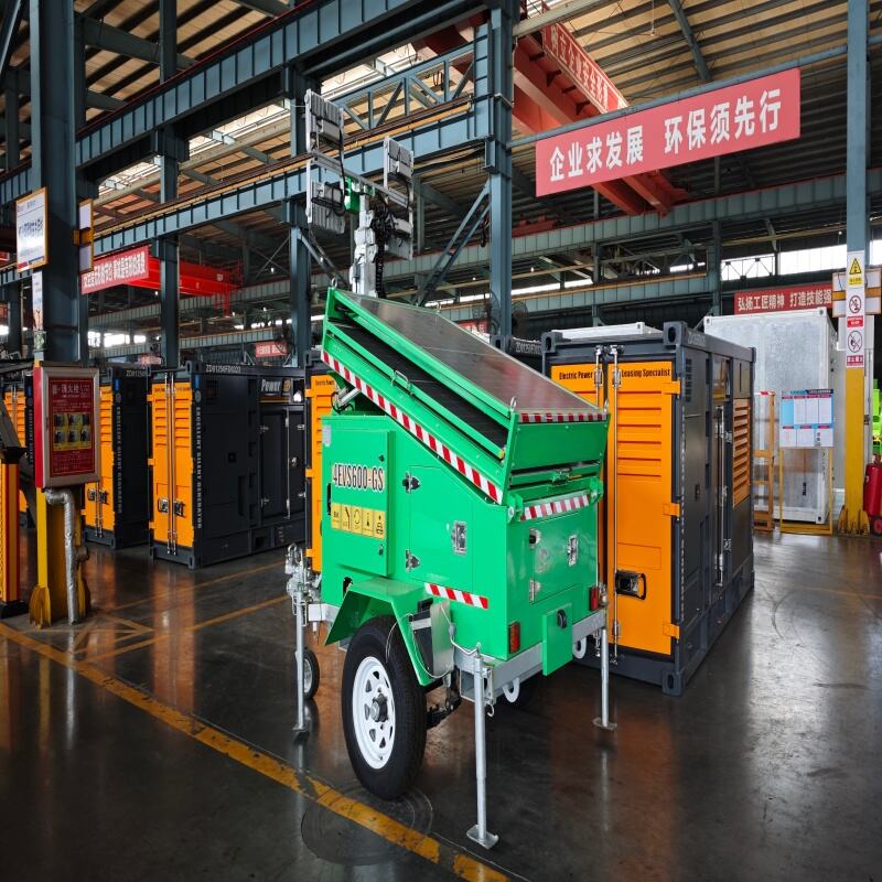 Why is a trailer generator set suitable for large-scale outdoor events?